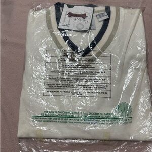 Reebok Women's Club White and Gray Top